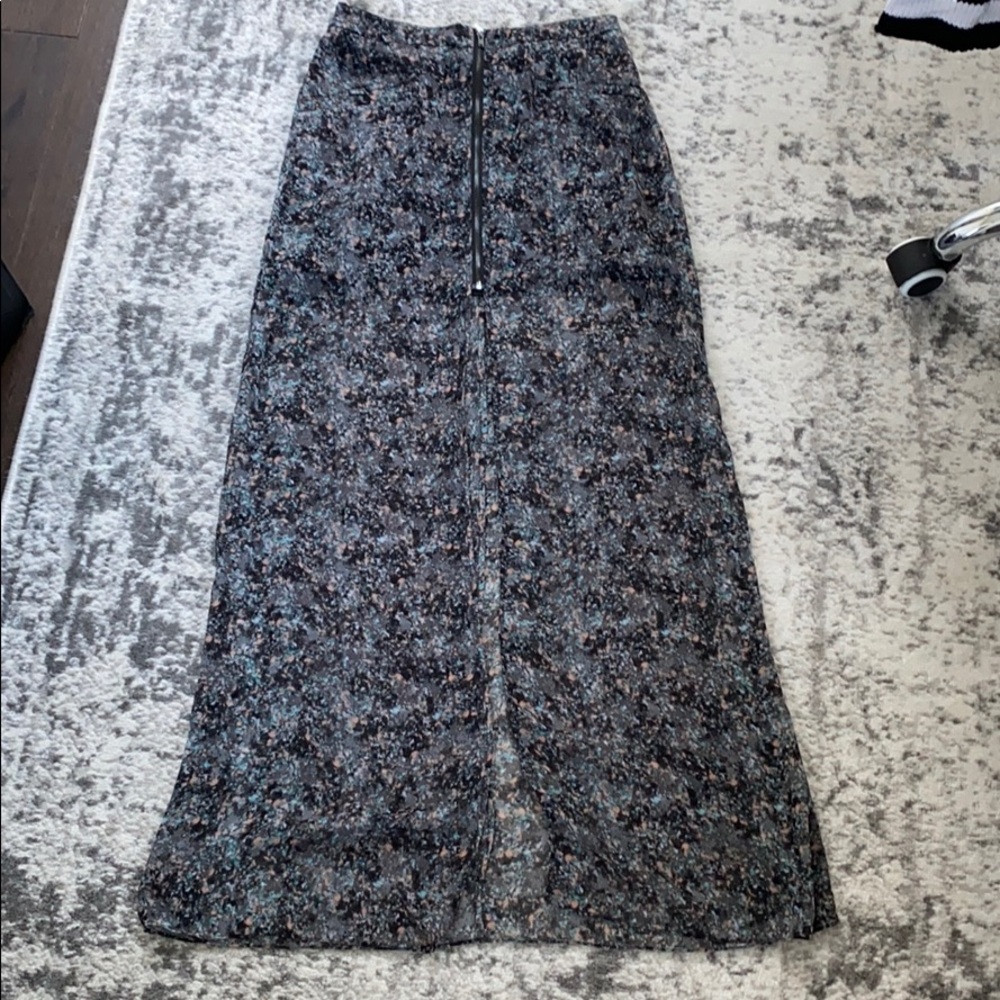 Spotted Split Maxi Skirt - image 2